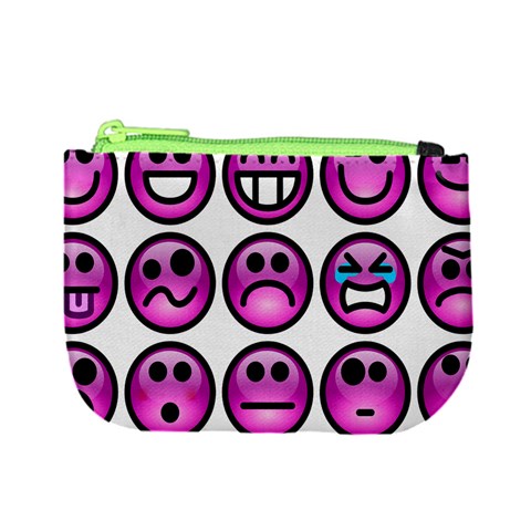 Chronic Pain Emoticons Coin Change Purse from UrbanLoad.com Front