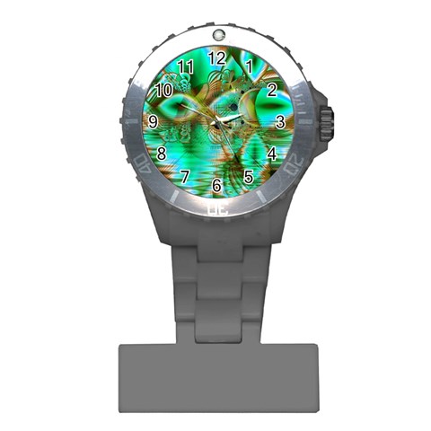 Spring Leaves, Abstract Crystal Flower Garden Nurses Watch from UrbanLoad.com Front