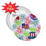 Patriot Fireworks 2.25  Button (10 pack)