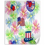 Patriot Fireworks Canvas 11  x 14  (Unframed)