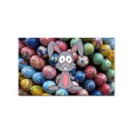 Easter Egg Bunny Treasure Sticker 10 Pack (Rectangle)