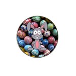 Easter Egg Bunny Treasure Golf Ball Marker (for Hat Clip)