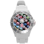 Easter Egg Bunny Treasure Plastic Sport Watch (Large)