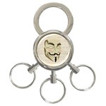 We The Anonymous People 3-Ring Key Chain