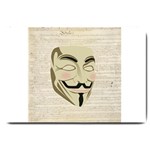 We The Anonymous People Large Door Mat
