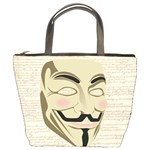 We The Anonymous People Bucket Handbag