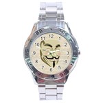 We The Anonymous People Stainless Steel Watch