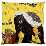 Honeybadgersnack Large Cushion Case (Two Sided) 