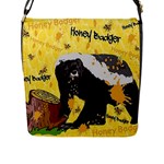 Honeybadgersnack Flap Closure Messenger Bag (Large)