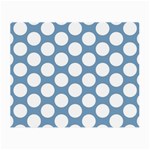 Blue Polkadot Glasses Cloth (Small, Two Sided)