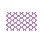 Lilac Polkadot Sticker 10 Pack (Rectangle)