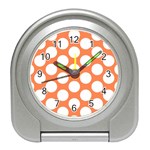 Orange Polkadot Desk Alarm Clock