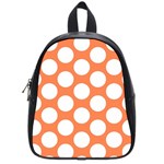 Orange Polkadot School Bag (Small)