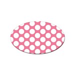 Pink Polkadot Sticker 10 Pack (Oval)