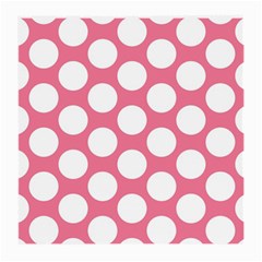 Pink Polkadot Glasses Cloth (Medium, Two Sided) from UrbanLoad.com Back