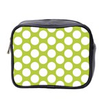 Spring Green Polkadot Mini Travel Toiletry Bag (Two Sides)