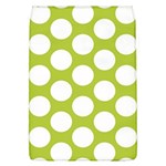 Spring Green Polkadot Removable Flap Cover (Large)