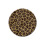 Leopard Rubber Round Coaster (4 pack)