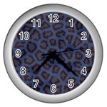 Leopard Wall Clock (Silver)