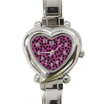 Cheetah Heart Italian Charm Watch