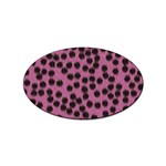 Cheetah Sticker Oval (10 pack)