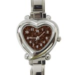 Calico Cat Heart Italian Charm Watch