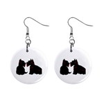 Scottish Terriers 1  Button Earrings
