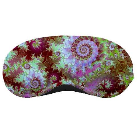Raspberry Lime Delight, Abstract Ferris Wheel Sleeping Mask from UrbanLoad.com Front