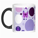 Purple Awareness Dots Morph Mug