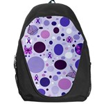 Purple Awareness Dots Backpack Bag