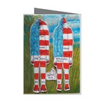 2 Painted Flag Big Foots Everglade Mini Greeting Card (8 Pack)