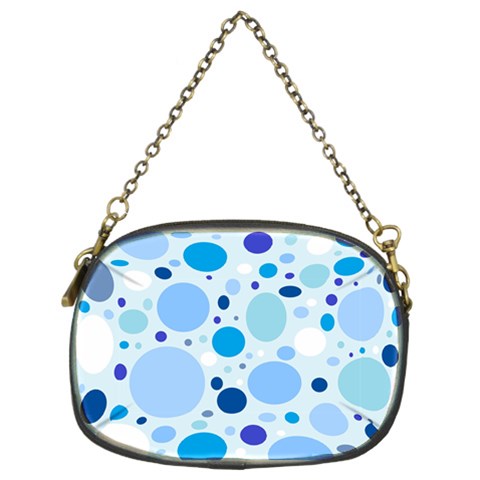 Bubbly Blues Chain Purse (Two Sided)  from UrbanLoad.com Front