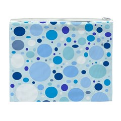 Bubbly Blues Cosmetic Bag (XL) from UrbanLoad.com Back