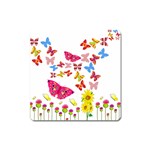 Butterfly Beauty Magnet (Square)