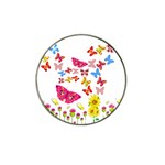 Butterfly Beauty Golf Ball Marker 4 Pack (for Hat Clip)
