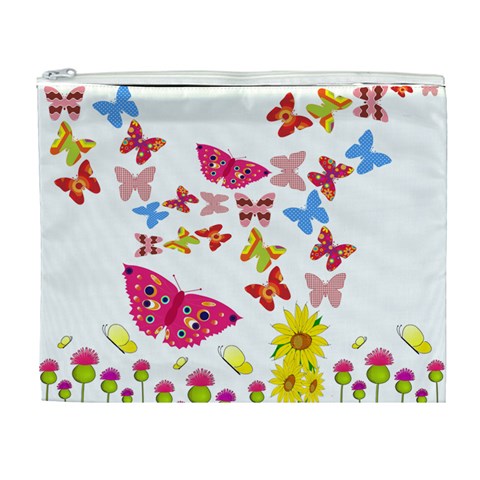 Butterfly Beauty Cosmetic Bag (XL) from UrbanLoad.com Front