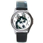 husky Round Metal Watch