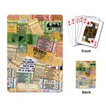 Retro Concert Tickets Playing Cards Single Design