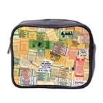 Retro Concert Tickets Mini Travel Toiletry Bag (Two Sides)