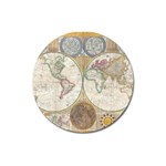 1794 World Map Magnet 3  (Round)