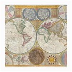 1794 World Map Glasses Cloth (Medium)
