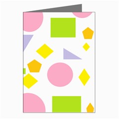 Spring Geometrics Greeting Card (8 Pack) from UrbanLoad.com Left