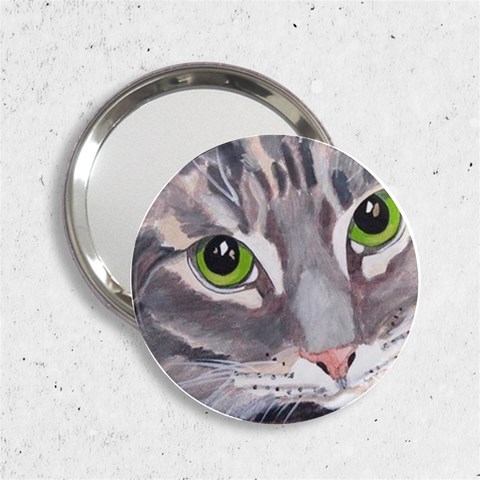 CAT 4 Painting 2.25  Handbag Mirror from UrbanLoad.com Front
