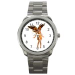 Apricot Sport Metal Watch