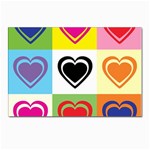 Hearts Postcards 5  x 7  (10 Pack)