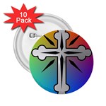 Cross 2.25  Button (10 pack)
