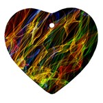 Abstract Smoke Heart Ornament