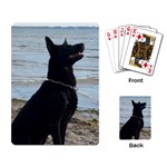 Black German Shepherd Playing Cards Single Design