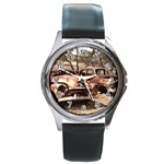 rust in peace Round Metal Watch