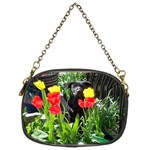 Black GSD Pup Chain Purse (Two Sided) 